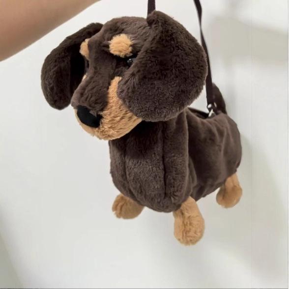 Jellycat Dakhund Plysjleketøy Crossbody-veske - Søt Skulderveske for Jenter
