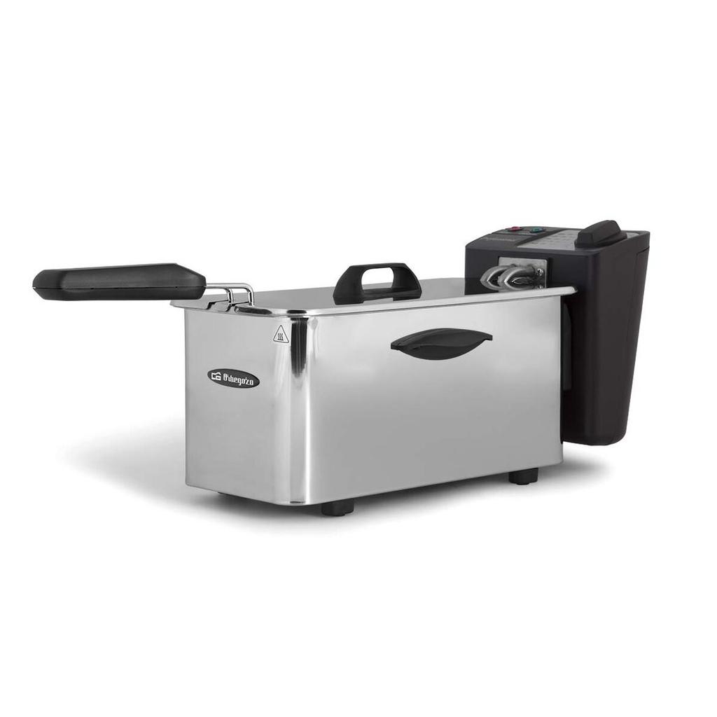 Deep-fat Fryer Orbegozo FDR35 Steel 2000 W 3,5 L