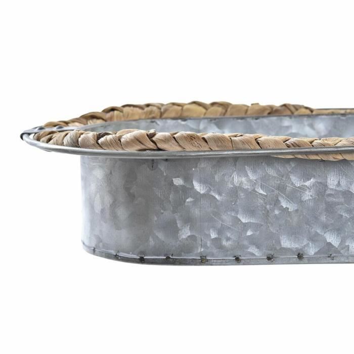 Centre de table - Gris Marron - Fer - Fibre - Style Cottage