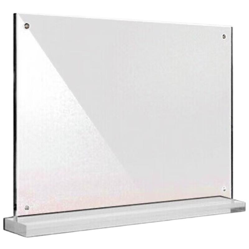 Acryl T-förmiger doppelseitiger Displayständer