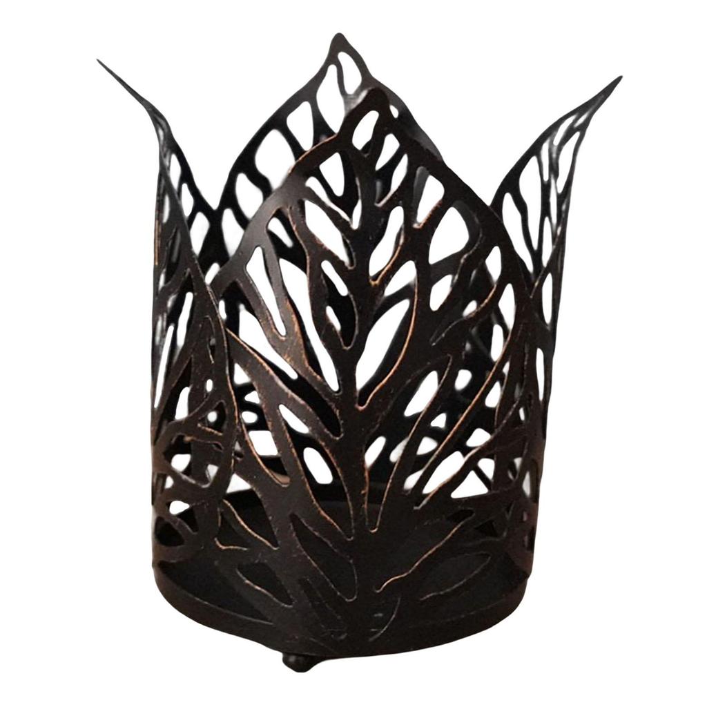 Candle Holder Shaped Geometric Candles Stand for Wedding Bedroom Parties Study , Black
