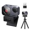 UGREEN FineCam Pro 4K AI PDAF automática para e conteúdo Inclui tampa de privacidade e Webcam 4K/30fps, sensor de 1/2 polegada, microfone com cancelamento de ruído,