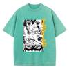 Baumwolle Gewaschen Dandadan Okarun T-Shirt Herren Japanischer Anime T-Shirt Cartoon Hohe Qualität T-Shirt Ästhetisch Mode T-Shirt Männlich