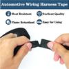 30M/15M High Temperature Resistance Adhesive Cloth Tape for Cable Harness Car Auto Heat Sound Isolation Wire Loom Harness Tape