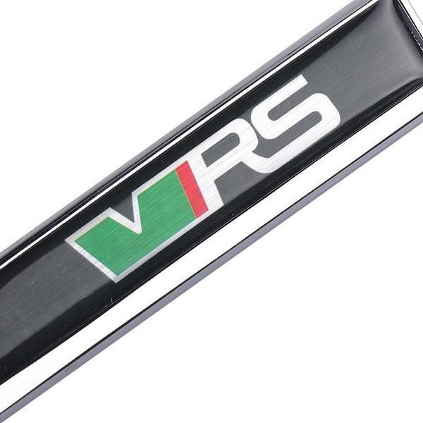 1 pár 3D kovových nálepek s logem VRS pro styling karoserie, boční blatníky, vhodné pro Škoda Octavia A5 2 A7 Rapid Fabia Superbe Yeti Roomster