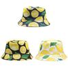 Tropical Print Sun Hat For Women With Rolled Edge Short Brim Summer Beachwear