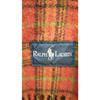 Used RALPH LAUREN Red Plaid Large Wool Scarf