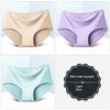 8er-Pack Nahtlose Damen Mid-Waist Einfarbige Dünne Sommer Eis Seide Slips Einteilige Sport-Slips