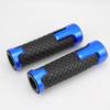 Rubber Moto Handlebars Grip CNC Aluminum Moto Handle Grip Handlebar Hand Grips  Motorbike Parts