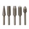 5 Pcs Rotary Rasp Heat Treated High Carbon Steel Shaping Of Steel