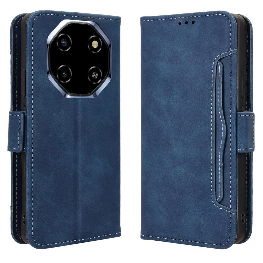 For Blackview Shark 6/Oscal Tiger 8 Leather Case Phone Wallet Cover with Multiple Card Slots