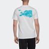 adidas Euro 2020 Map Logo Crew Neck Cotton Short Sleeve T-Shirt Men Tops White FM3725