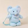 Cute And Charming Creative Animal Cat Plush Backpack Bear Elephant Sheep Doll Bow Gentle Plush Shoulder Pouch Birth Date Present