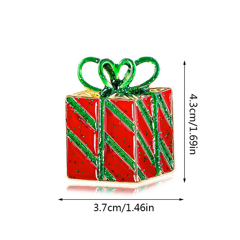 Tree Boots Snowman Santa Claus Brooches Crystal Pin Brooch Christmas Series Enamel Brooch