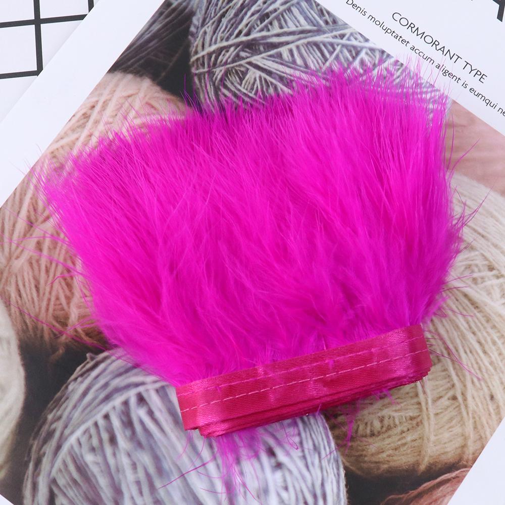 10 Meter Flauschig Weiche Truthahnfedern Besatz Fransen Gefärbtes Buntes Band Kleid Kleidung Nähzubehör Dekoration Feder Handwerk