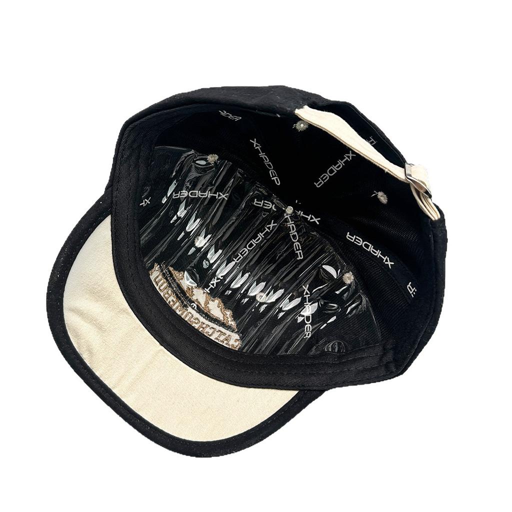 Short Brim Embroidery Letter Color Matching Baseball Cap Men'S And Women'S Sunshade Personality Casual Versatile Cap