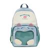 Cat Pattern Itabag Nylon Student Backpack With Clear Design And Padded Straps For Middle School Students