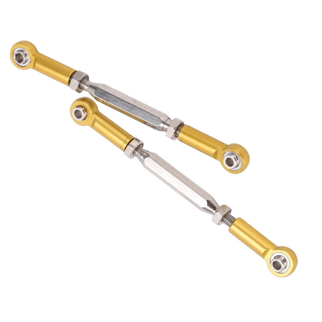 2Pcs Steering Rear Suspension Arm Tie Rod Steering Shaft Tie Rod for JLB 1Celsius10 Racing Truck
