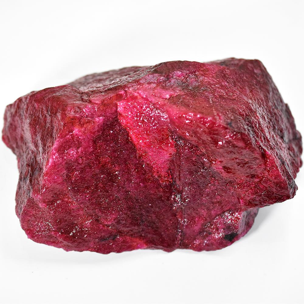 Earth Mined 2500 Ct CERTIFIED Uncut NATURAL Red Ruby Rough Loose Gemstone