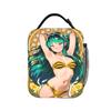 Urusei Yatsura Anime Lunch Bag For Women  Designer Lunch Box Fashion Office Cooler Bag Portable Insulated Oxford Tote Food Bags