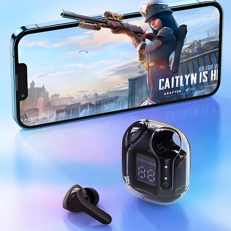 Fone de ouvido sem fio Bluetooth esportivo com cancelamento de ruído intra-auricular de alta qualidade de som, alto nível de aparência, corrida esportiva