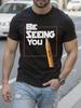 John Wick Inspiriertes Be Seeing You Grafik Baumwoll-T-Shirt - ...