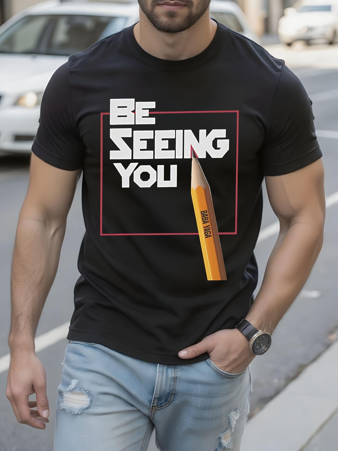 John Wick Inspired Be Seeing You Graphic Cotton Tshirt - ... XL