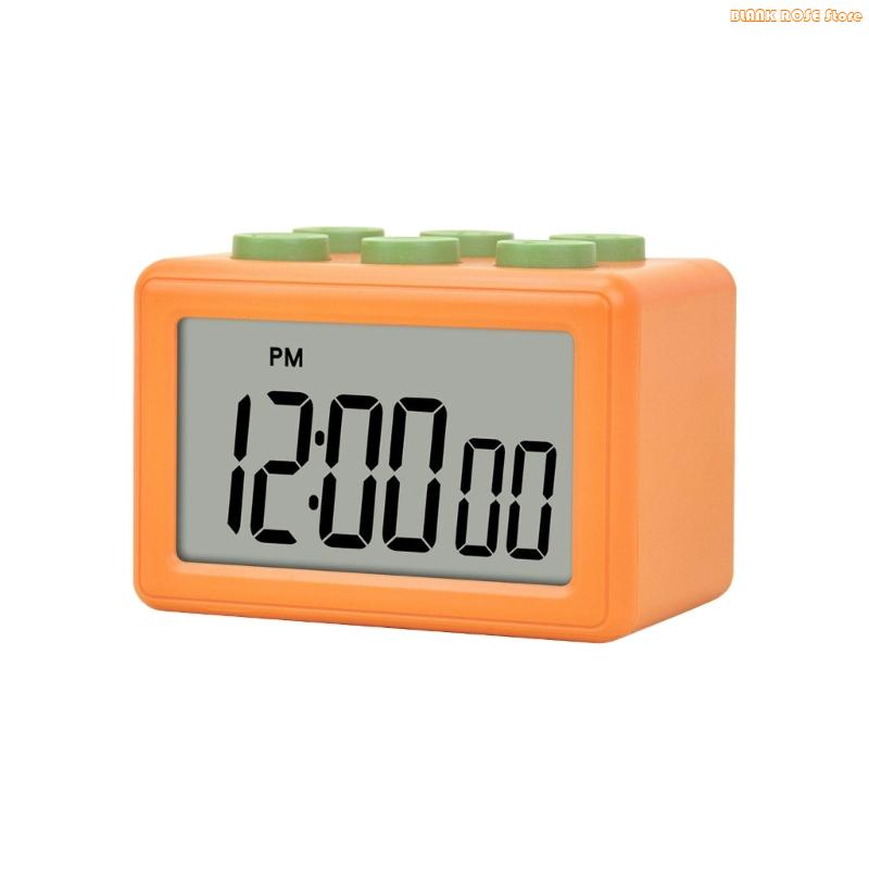 K1AE Triplicate Function Digital Clock Alarm Clock Dense ABS Substance Tall Accuracy Timing Exemplary For Cooking Workouts Study