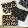 Lightweight Leopard Print Scarf Cashmere Blend Winter Shawl Trendy Imitation Wool Scarf  Unisex