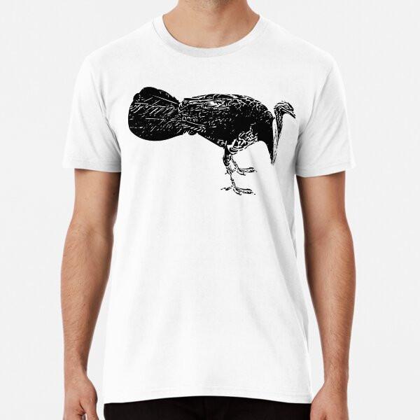 Australian Brushturkey Black Design  TShirt Made in Australia Unisex T-Shirt XXXXL