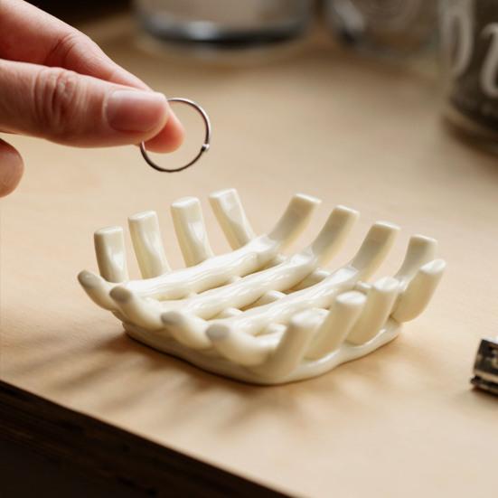 Bathroom Soap Dish Storage Organizer Self Drain Hollow Design Bathroom Soap Holder