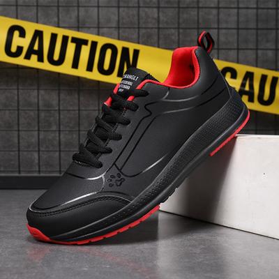 Fashion Men's Casual Sports Shoes Leather Waterproof Anti-slip Cushioning Basketball Outdoor Lightweight Breathable Men's Sports Shoes