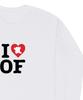 GRAVER [Unisex] I Love Bare Long Sleeve T-Shirt_White