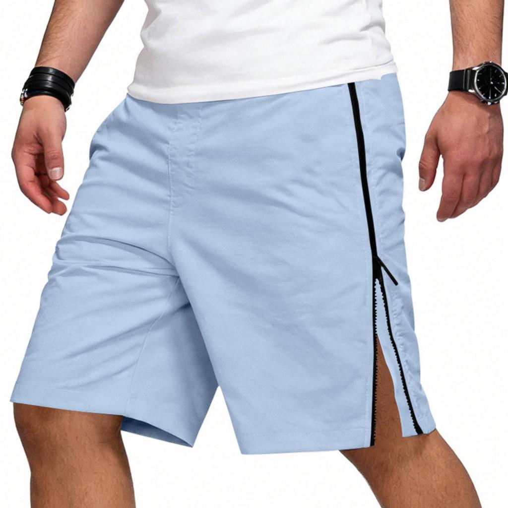 Pantaloncini Casual da Uomo con Tasca con Zip Design Comodi Pantaloncini in Cotone da Uomo Adatti come Pantaloncini Cargo da Uomo e Pantaloncini per Attività da Uomo