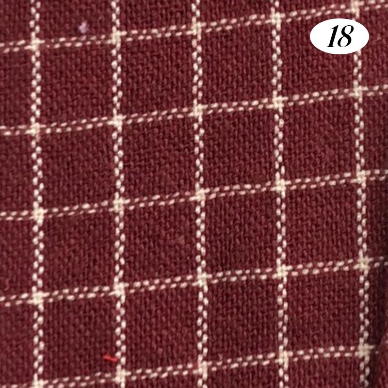 100x140cm Cotton Yarn Dyed Fabric Soft Breathable Wash Cloth Plaid Fabric For Diy Sewing Dress Bedding Home Textile Material