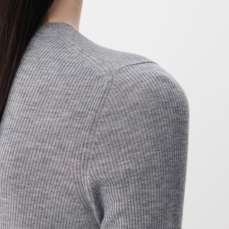 JNBY Short Sleeve Wool Blend Knit Sweater