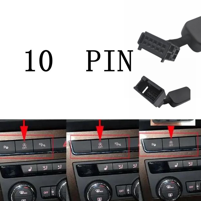 Для Seat Ateca 2016- Автоматический Старт-Стоп Отключение Отменятель Устройство Устранения Двигателя Отключить Датчик Управления Разъем Кабель 10 PIN
