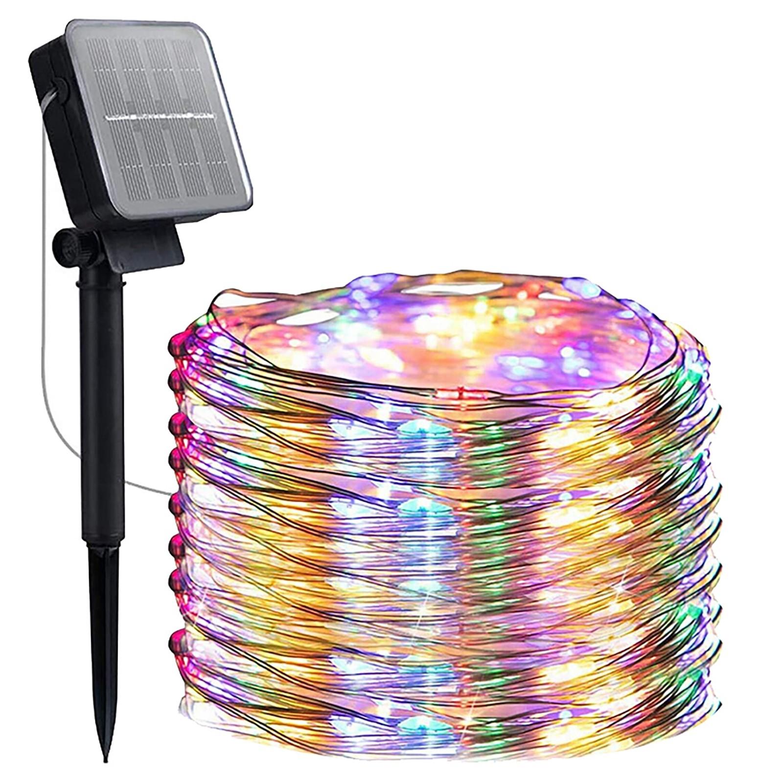 

10m100 Лампы 8-Функциональные Уличные Водонепроницаемые Солнечные Декоративные Лампы Светодиодные 1 ШТ.