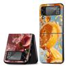 Orange Fruit Watermelon Case for Samsung Galaxy Z Flip4 Flip3 5G PC Hard Cell Phone Shell Z Flip 4 3 Black Zflip4 Zflip3 Cover