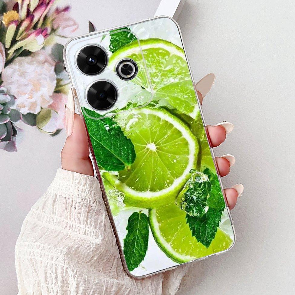 Clear Casing For Xiaomi Poco M6 Plus Cover For Xiaomi Poco M6 4G Case Luxury Butterfly Love Fashion Flowers Cool Lion Painted