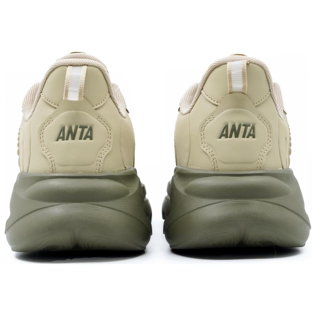 Anta Chao Bai Max Fashion Trend Comfortable Versatile Non-Slip Wear-Resistant Low-Top Casual Shoes Men Casual Shoes Khaki 112518841R-1