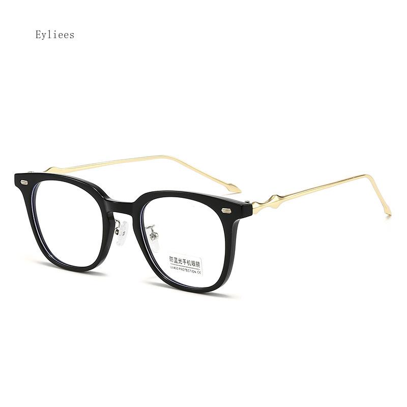 Latest Women Eye Glasses Frame Brand Design Retro Anti Blue Light Spectacle Eyeglasses Frame Square Men Computer Eyeglasses