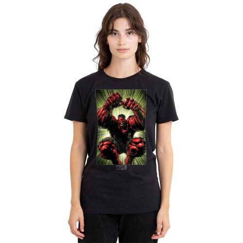 Marvel Unisex Adult Red Hulk Attack T-Shirt