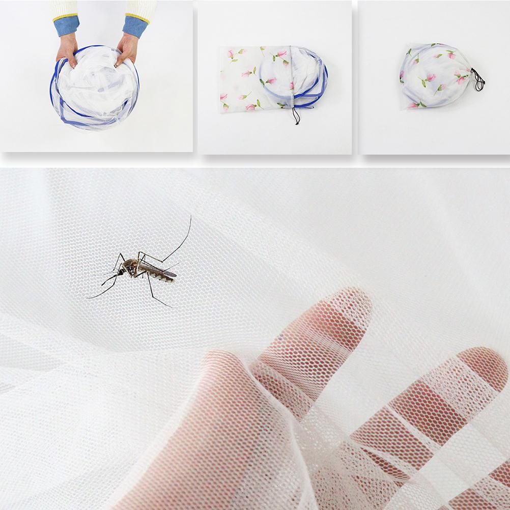 Mini Foldable Mosquito Net for Head Ultralight Up Mosquito Net Tent for Bedding Camping Travel Patio