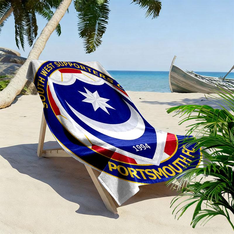 Pompey Beach Towel, Large Soft Quick Dry Towel for Beach Camping Swimming