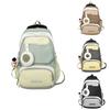 High-quality Durable Nylon School Bag Set With Playful Design For Middle School Students