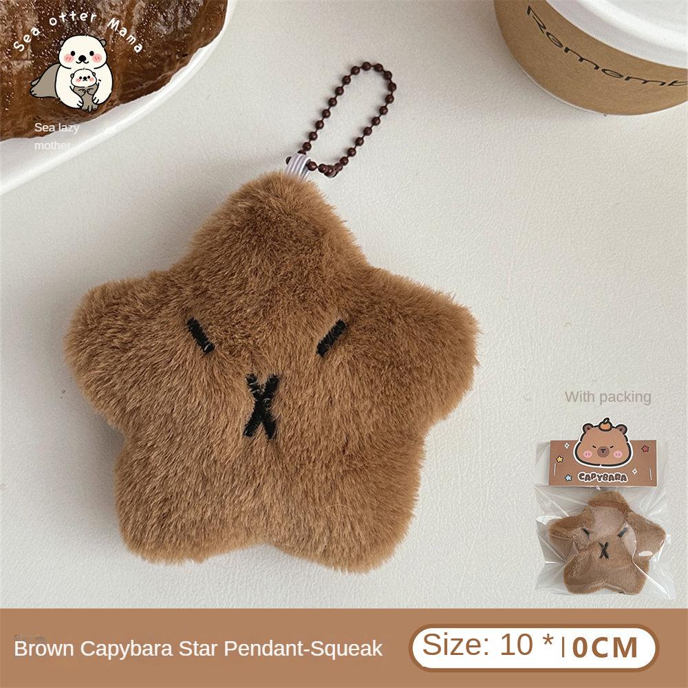 Cute Dolphin Star Doll Pendant Girl Squeezing Doll Pendant Backpack Keychain Decoration