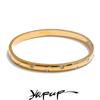 Yhpup Stainless Steel Cubic Zirconia Fashion Bracelet Bangle Gold Silver Color Waterproof High Quality PVD Jewelry for Women