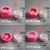 3D Ručně vyráběný Kreativní Sukulentní Rostlina Květináč Silikonová Forma Sádra Cement Mini Květina Bonsaj DIY Popelník Svícník Formy