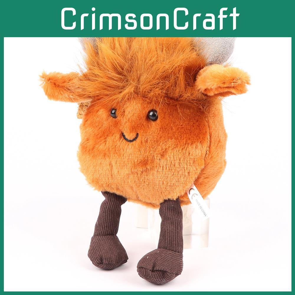 Highland Cattle Plush Toy Cartoon Stuffed Animal Doll Decorations Kids Gift